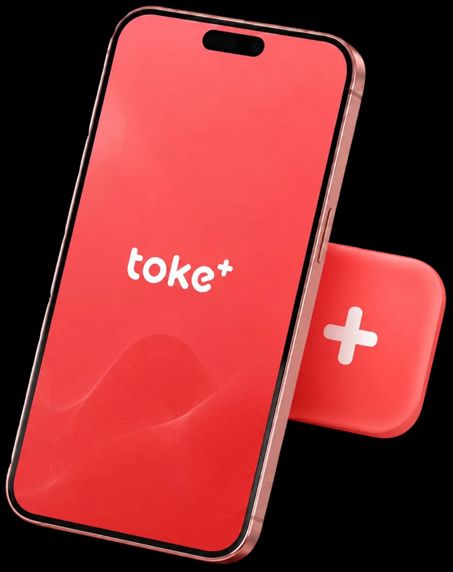 App toke+ con icono 3D